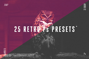 25 Retro Photoshop Presets