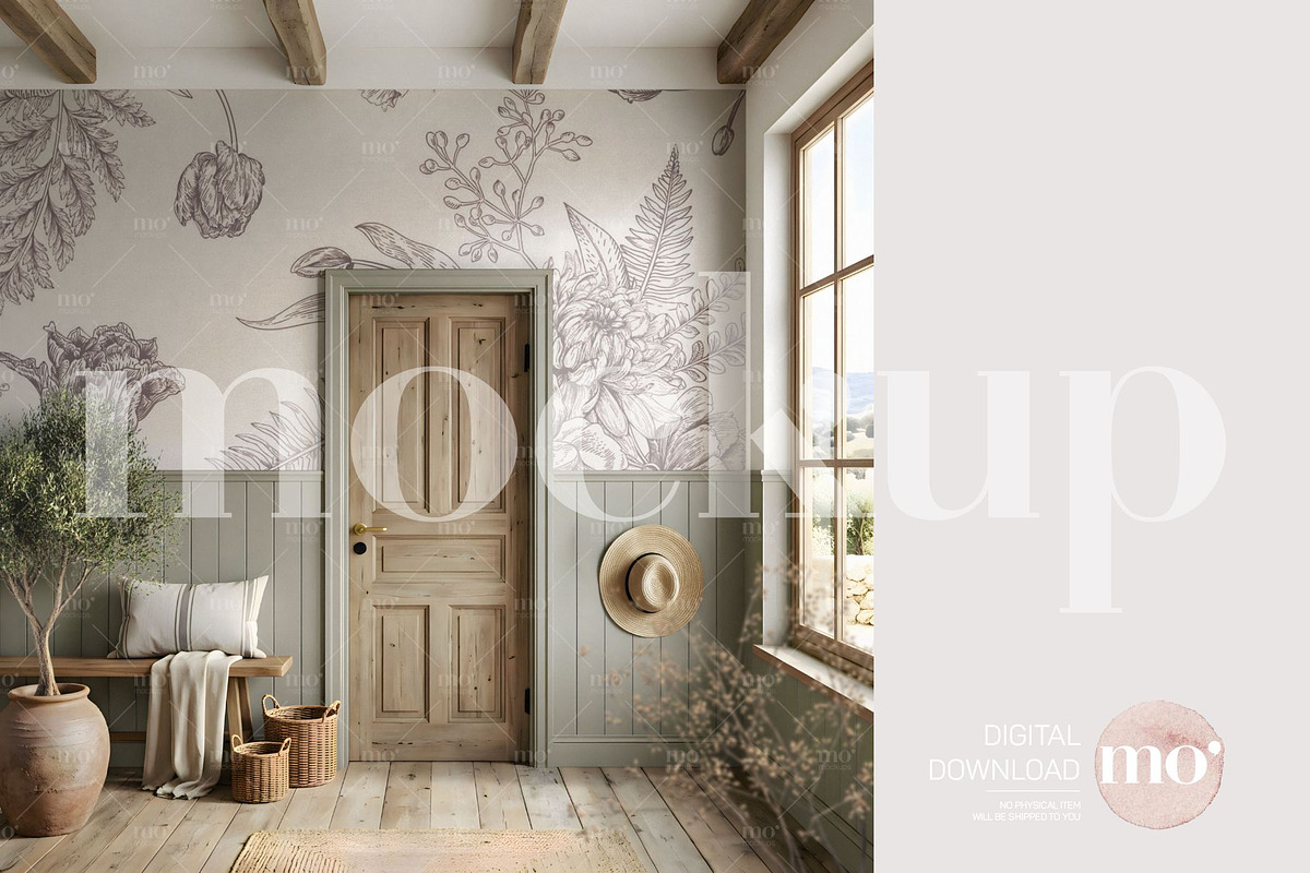 Entryway Wallpaper Mockup, a Product Mockup by MoMockups (Photo 3 of 4)
