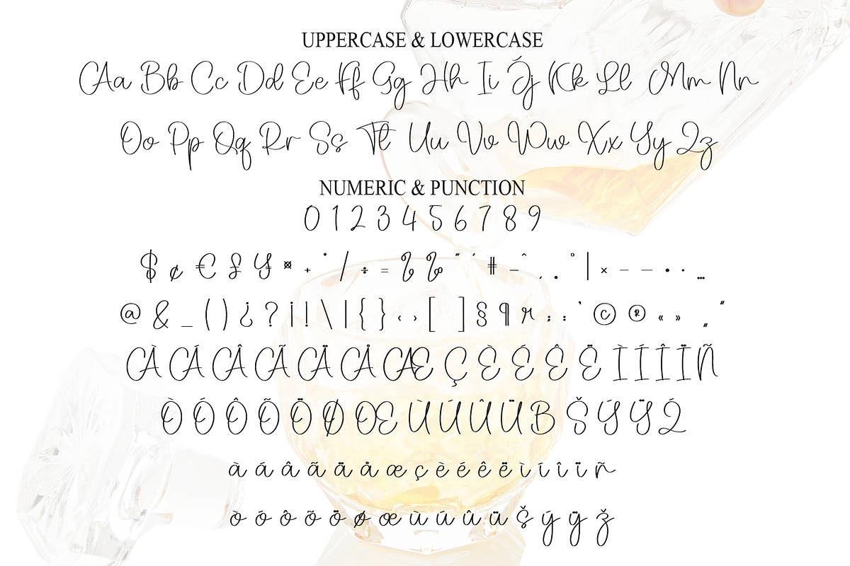 Whiskey | Script Font, a Handwritten Font by Scratchones (Photo 7 of 9)