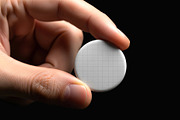 Realistic Button Badge Mockup, a Product Mockup by graphypix (Thumbnail 3 of 4)