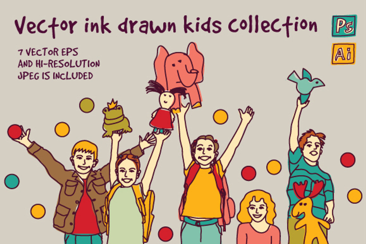 Vector hand drawn kit 90% off!, an Animal Illustration by Crowhouse (Photo 25 of 34)