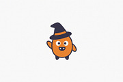 Waving Monster Vector Illustration, a Seasonal Illustration by Vectorium Studio (Thumbnail 1 of 3)