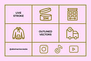 40% OFF MEGA BUNDLE - 295 Line Icons, an Outline Icon by Abstracto-Create (Thumbnail 16 of 16)