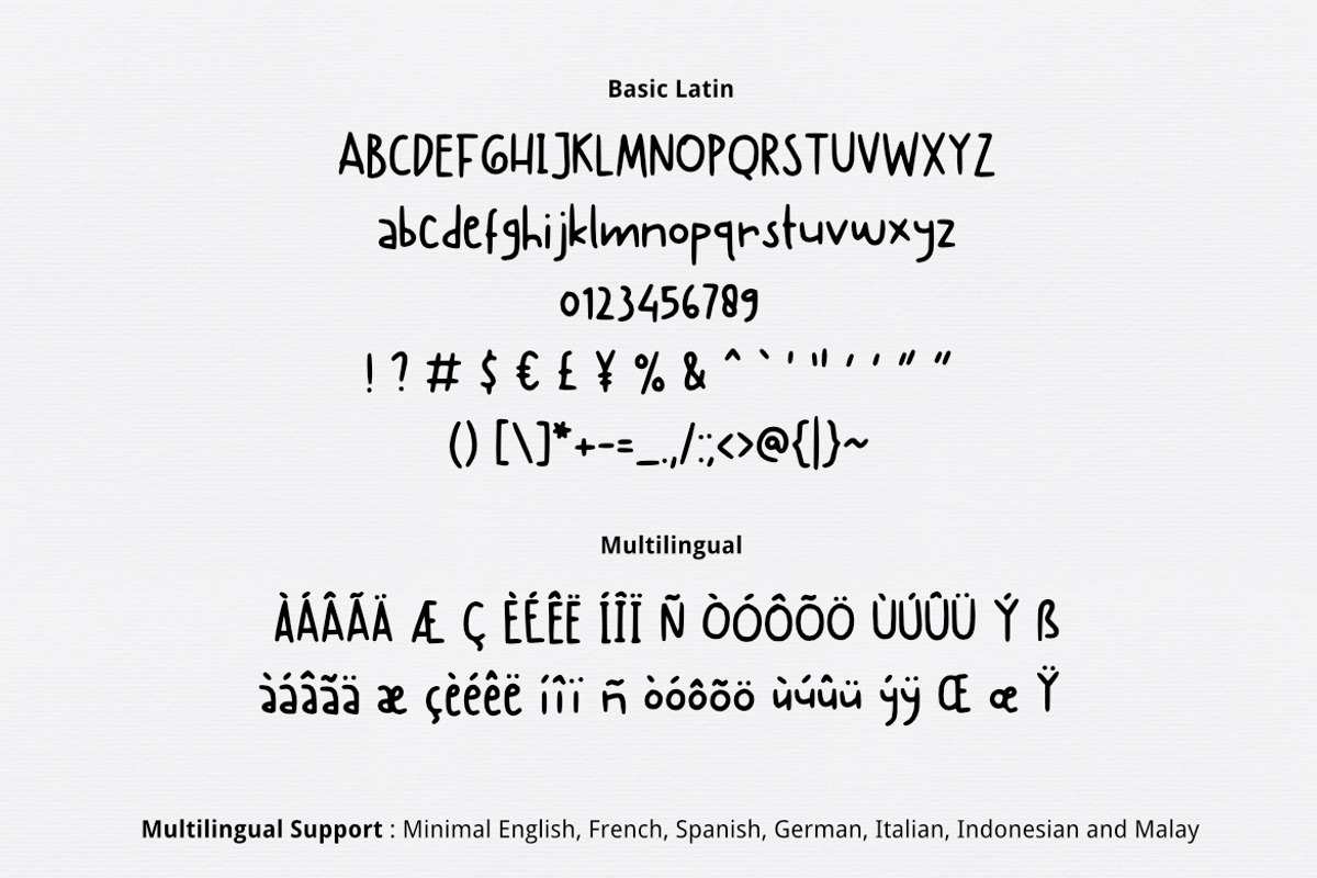 Canda Tawa Cute Font preview 2