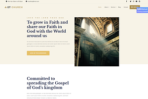 ET Church Onepage WordPress Theme