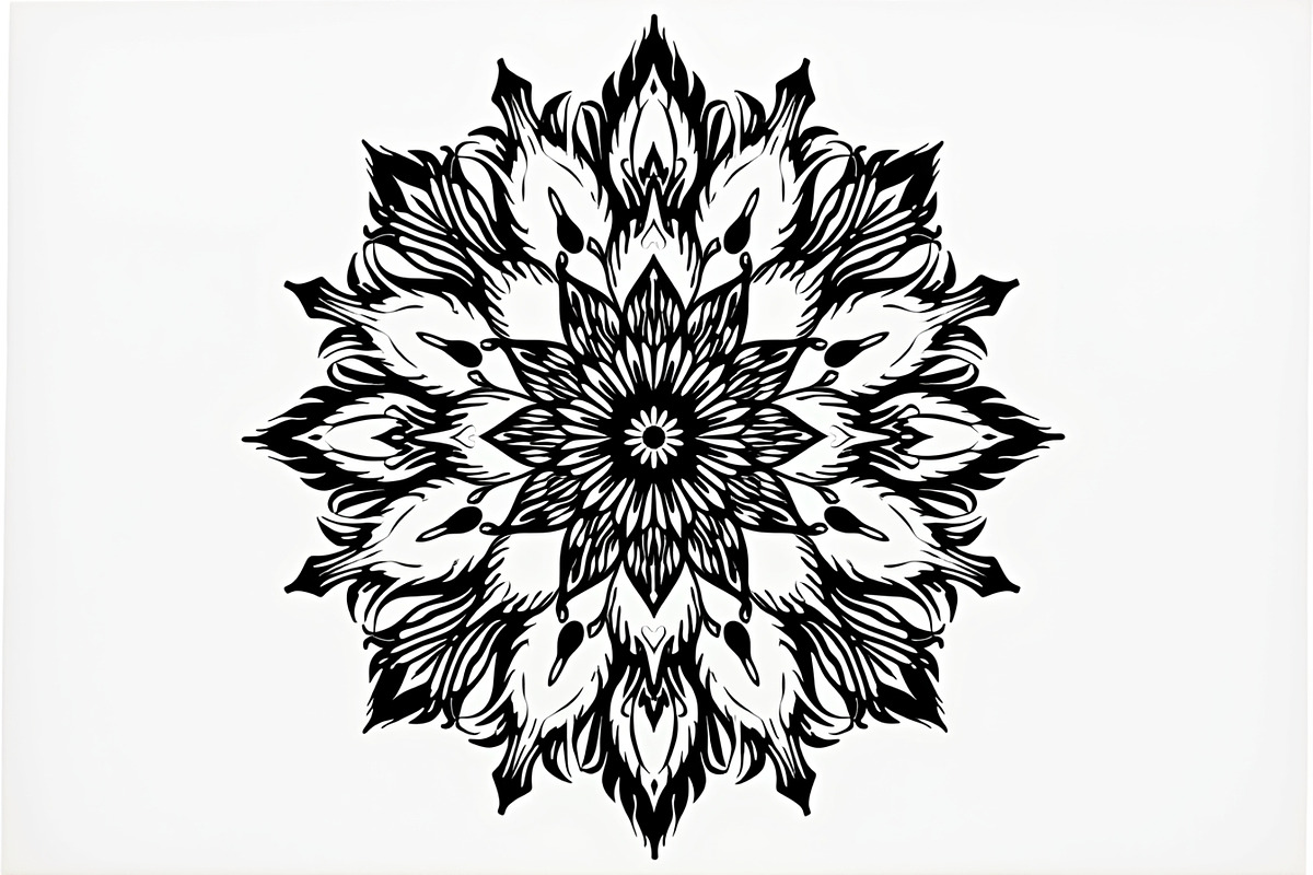 Floral Mandala Laser Cut Bundle, an Illustration by Designs_River (Photo 3 of 9)