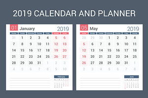 2019 Calendar And Planner