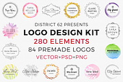 D62 Logo Design Kit, a Branding & Logo Template by DISTRICT 62 STUDIO (Thumbnail 1 of 13)