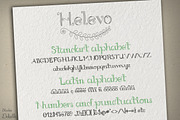 Helevo Quilling Pack font & ornament, a Sans Serif Font by Studio Debelle (Thumbnail 4 of 6)