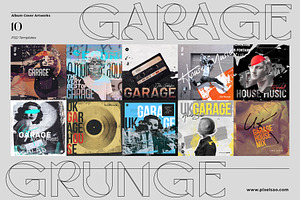 Garage Grunge Album Covers Bundle