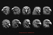 10 Bundle Dark Art Eagle Bird Head, an Illustration by Morspective (Thumbnail 6 of 7)