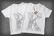 Steampunk Font. Alphabet Coloring, an Education Illustration by Nataliia Toporovska (Thumbnail 5 of 5)