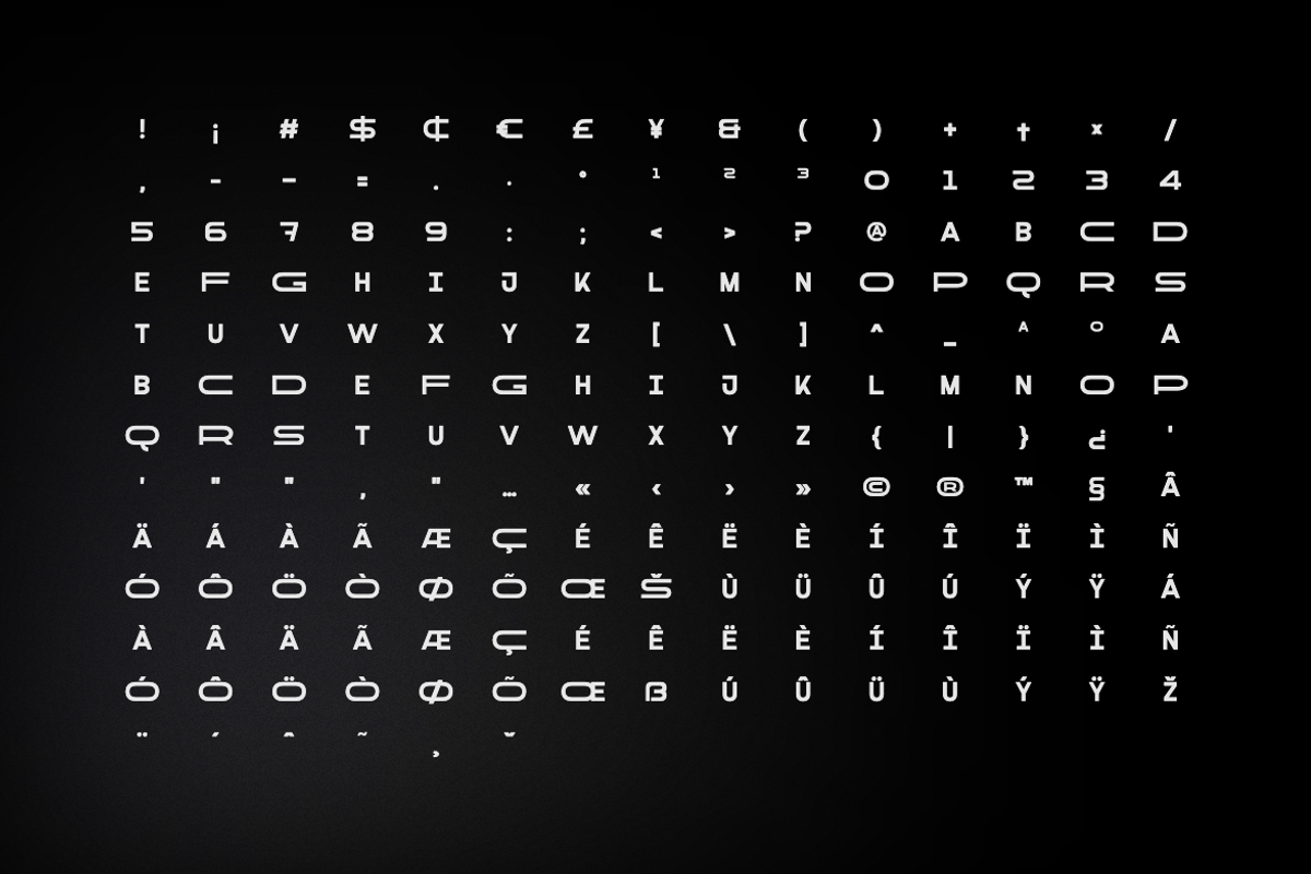 Xorien - Futuristic Display Font, a Sans Serif Font by Webhance Studio (Photo 10 of 10)