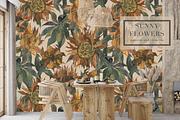 Patterns SUNNY FLOWERS, an Illustration by PASHKOVA (Thumbnail 1 of 14)