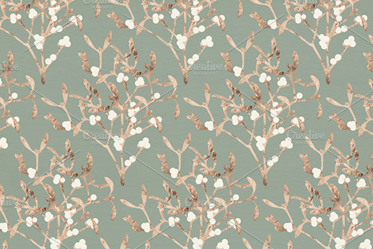 Golden Holiday Season Patterns, a Pattern Graphic by Blixa 6 Studios (Photo 3 of 6)