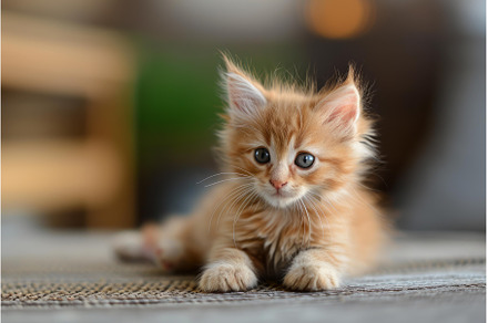 Playful Adorable cute kitten, an Animal Photo by Ylivdesign