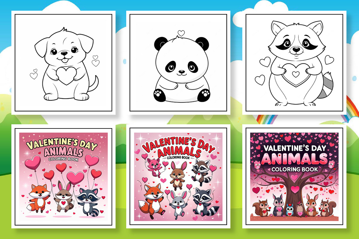 Valentine's Day Animals Coloring, an Arts & Entertainment Photo by Wow Magic (Photo 1 of 3)