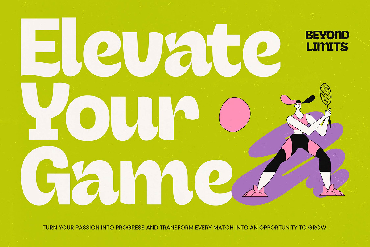 Wacky Sans Serif Display Font, a Sans Serif Font by timelesstype.co (Photo 5 of 10)