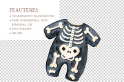 Cute Halloween Clipart, a Decorative Illustration by MockupWizard (Thumbnail 3 of 4)