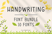 Cute Handwriting Font Bundle