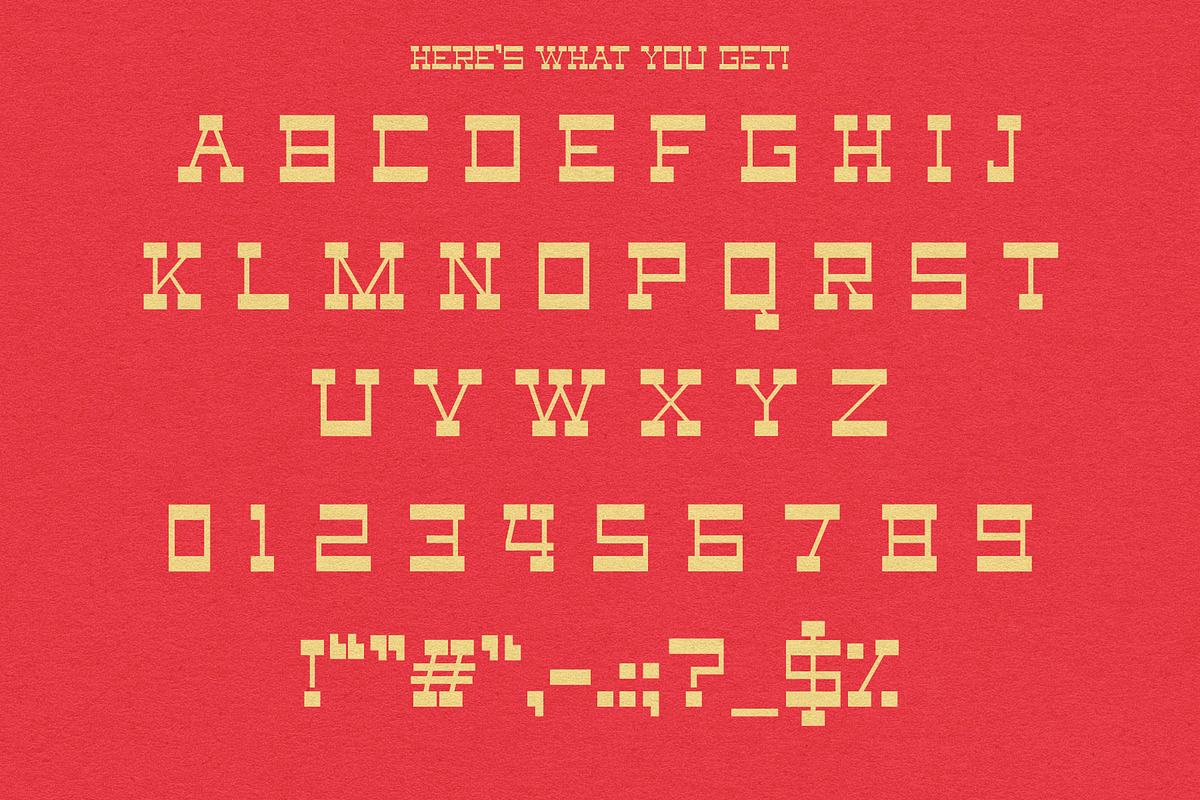 Showdown by Eric Pond Designs, a Slab Serif Font by Eric Pond Designs (Photo 2 of 3)