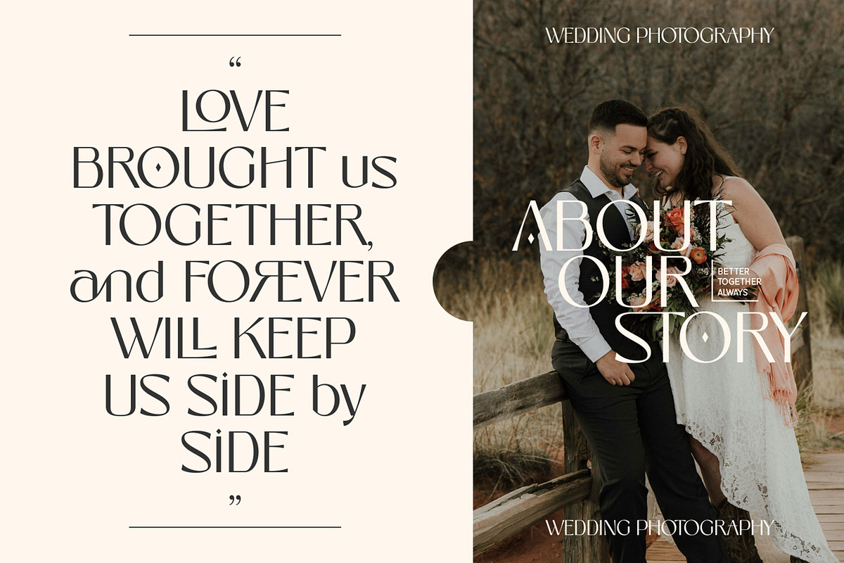 Norelisa Modern Branding Sans Font, a Serif Font by RantautypeStudio (Photo 7 of 17)