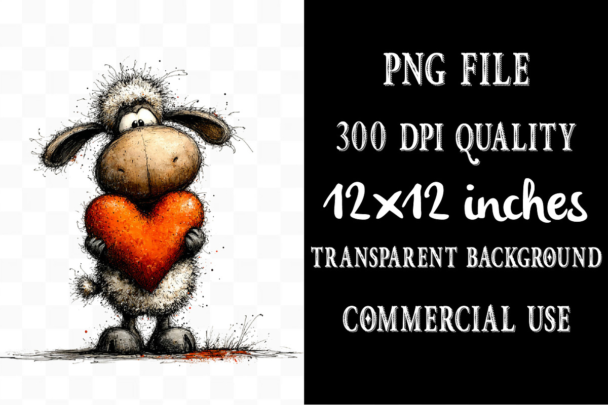 Valentines Whimsical Animals Clipart, an Illustration by Designking (Photo 4 of 5)
