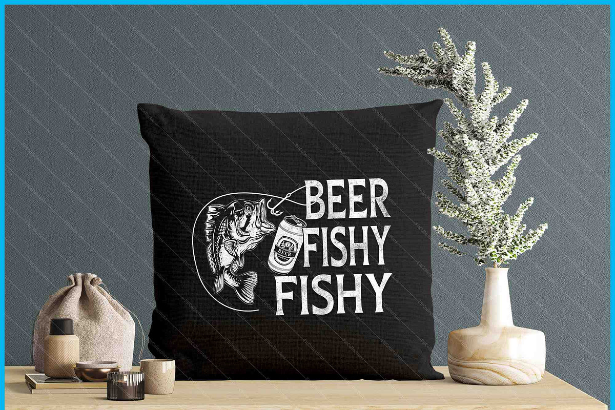 Beer Fishy Fishy Funny Fishing SVG, a Graphic by Creativeusart (Photo 4 of 4)