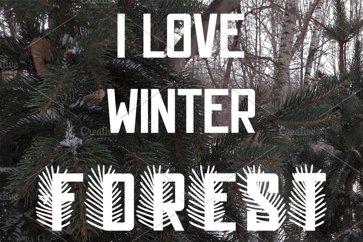 Fir Font preview 2