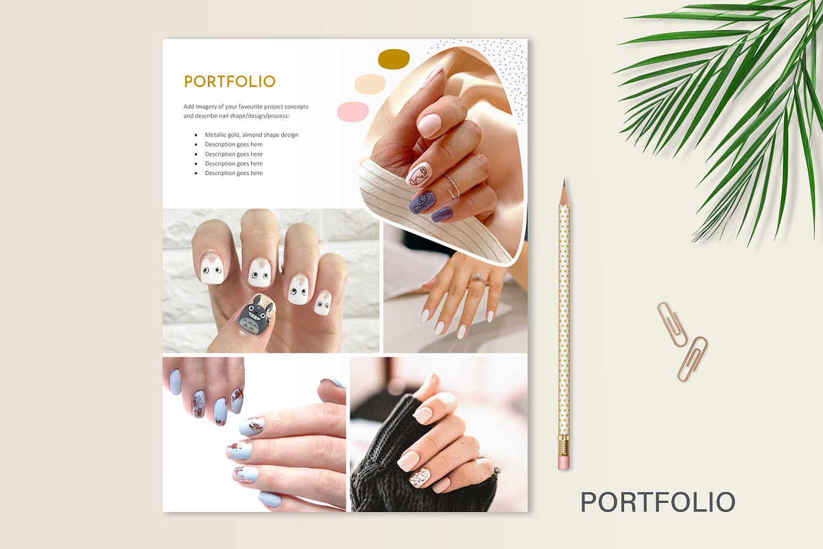 nail Technician Resume Portfolio, a Resume Template by Stanin Studio (Photo 6 of 10)