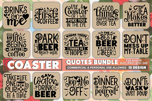 Coaster Quotes Bundle