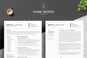 Minimalist Word Resume / CV Template, a Resume Template by ResumeInventor (Thumbnail 2 of 5)