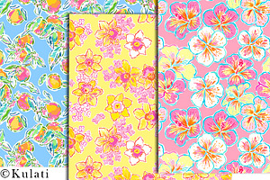 Mixed Preppy Seamless Patterns