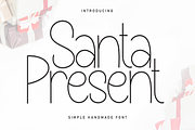 Santa Present | Script Font, a Script Font by Scratchones (Thumbnail 1 of 8)