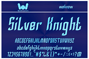 Silver Knight font, a Font by weknow (Thumbnail 1 of 5)