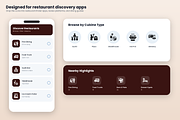 50 Restaurant Types Icons, a Duotone Icon by Symbolic Language (Thumbnail 4 of 4)