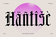 CS Namika – Blackletter Font, a Blackletter Font by Craft Supply Co. (Thumbnail 3 of 8)