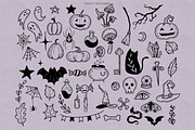 Halloween Procreate Stamps, a Brush Add-On by Dervik Art Store (Thumbnail 3 of 6)