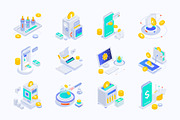 Payment and Fintech Isometric Icons, a Duotone Icon by Vectors Market (Thumbnail 5 of 6)