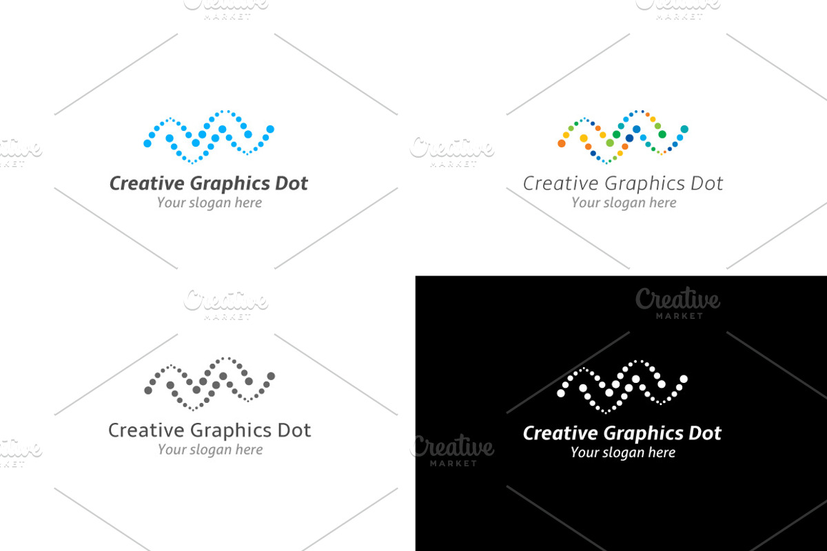 Creative Graphics Dot Logo, a Branding & Logo Template by BdThemes