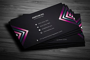 Creative Dark Business Card, a Business Card Template by InfinityArt (Thumbnail 1 of 4)