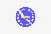 70+ Must-Have Sticker Mockups, a Mockup by Mockupdaddy (Thumbnail 6 of 70)