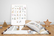 Watercolor Baby Toys & Alphabet, an Object Graphic by Ana-Sakuta (Thumbnail 12 of 21)