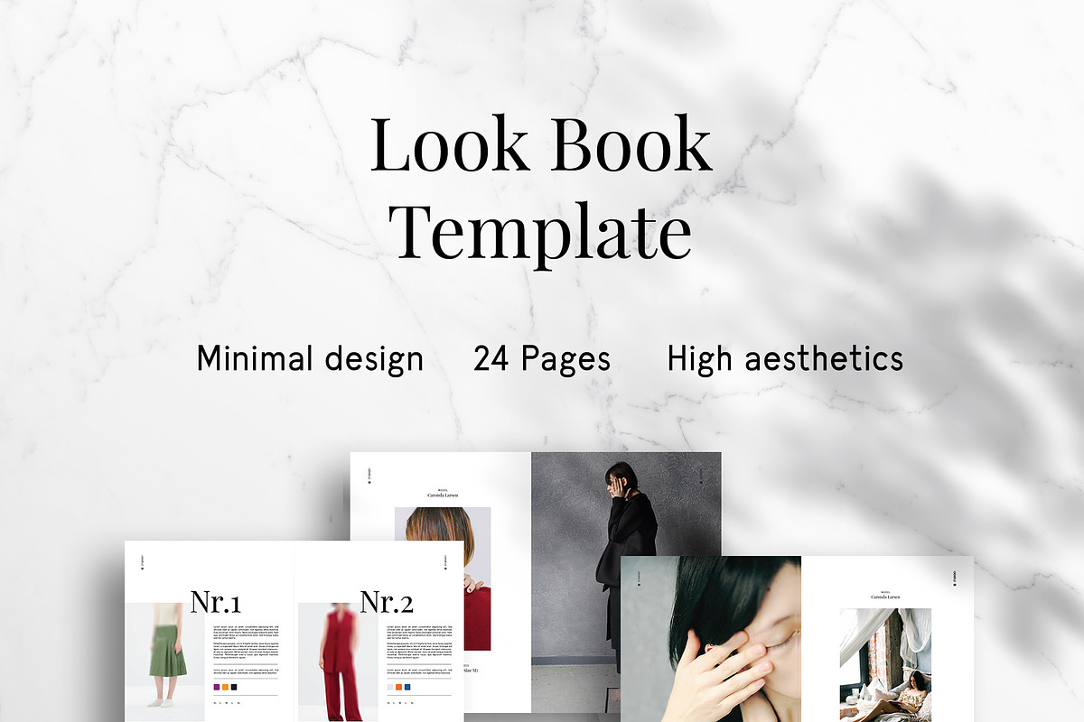 LookBook Minimal Fashion Template, a Magazine Template by Wild Ones (Photo 2 of 13)