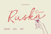 CS Ruska Disco, a Script Font by Craft Supply Co. (Thumbnail 1 of 8)