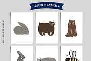 Cute animals BUNDLE, an Animal Illustration by Mii Lab (Thumbnail 17 of 20)