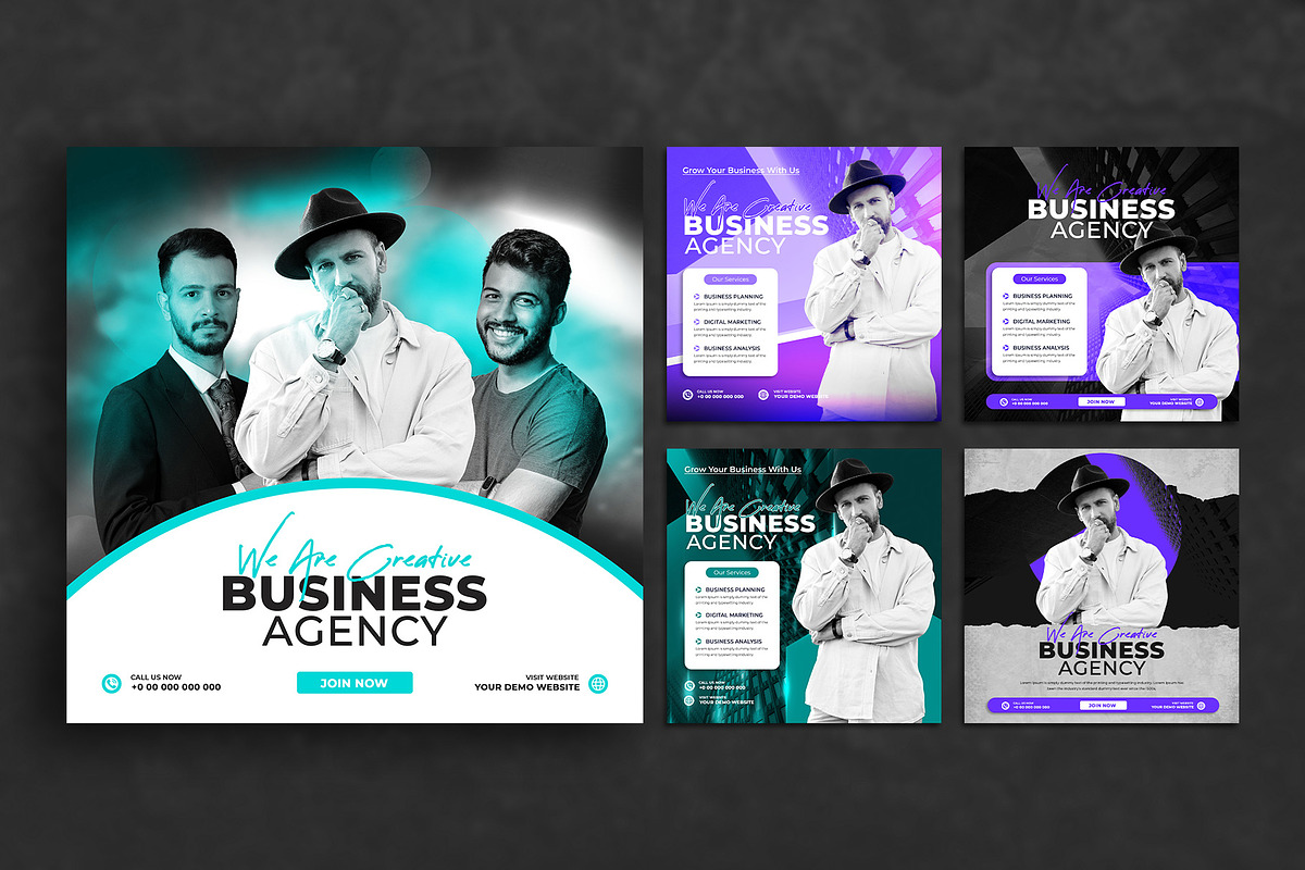 Digital Marketing social media post, a Social Media Template by Tanmoy Topu (Photo 6 of 6)