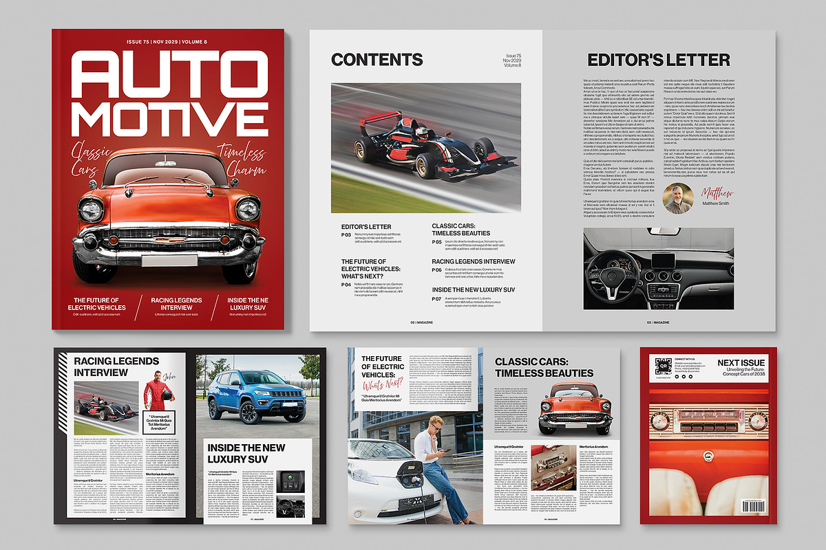 Car Magazine Template, a Magazine Template by BrandPacks (Photo 4 of 4)