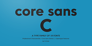 Core Sans C