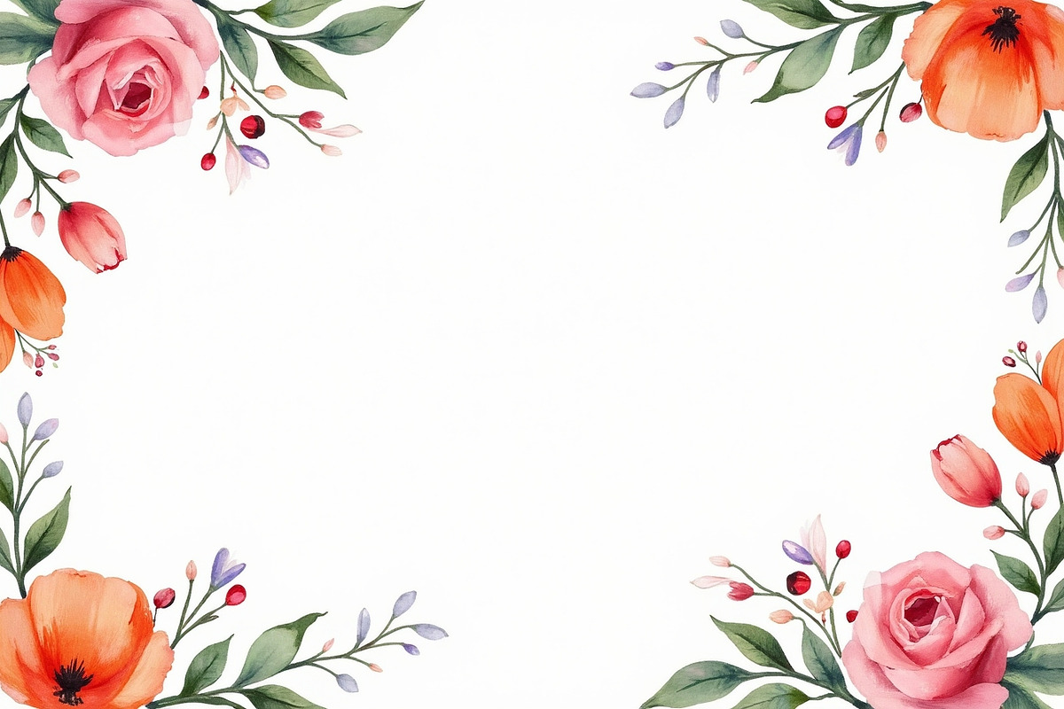 Elegant Floral Corner Frame Clipart, an Illustration by BIPLOB EXPERT (Photo 13 of 14)